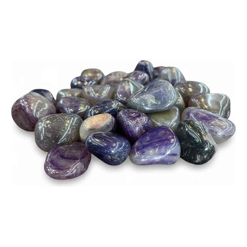 Piedras Semipreciosas Naturales Hereje Peso Variado 500 Gr. Agata Morada