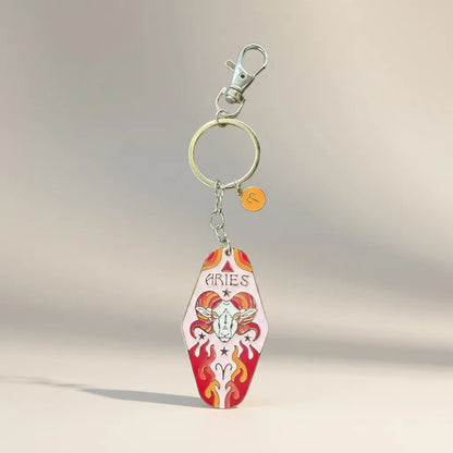 Llavero Zodiacal Hereje Diseño Astrológico Original Aries