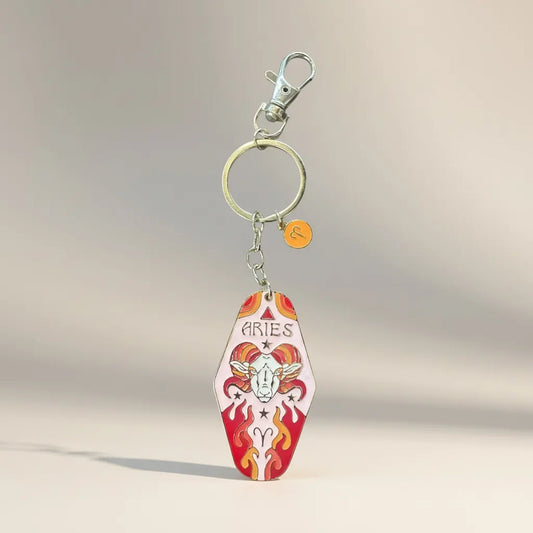 Llavero Zodiacal Hereje Diseño Astrológico Original Aries