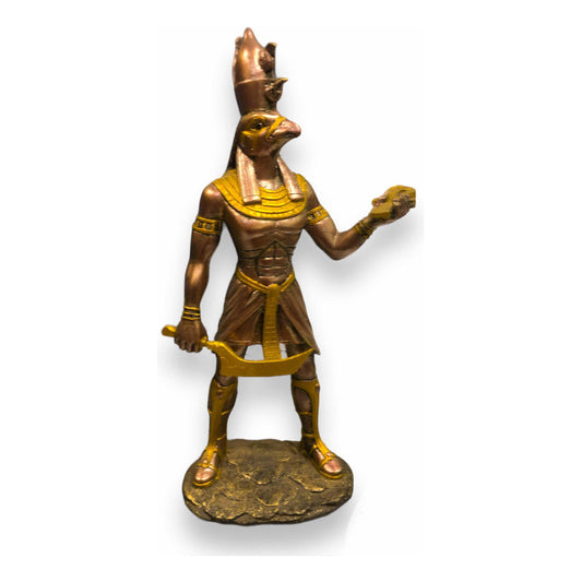 Chrome Horus 29cm Resin Figure