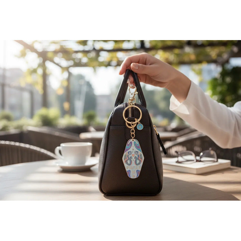 Llavero Zodiacal Hereje Diseño Astrológico Original Pisis