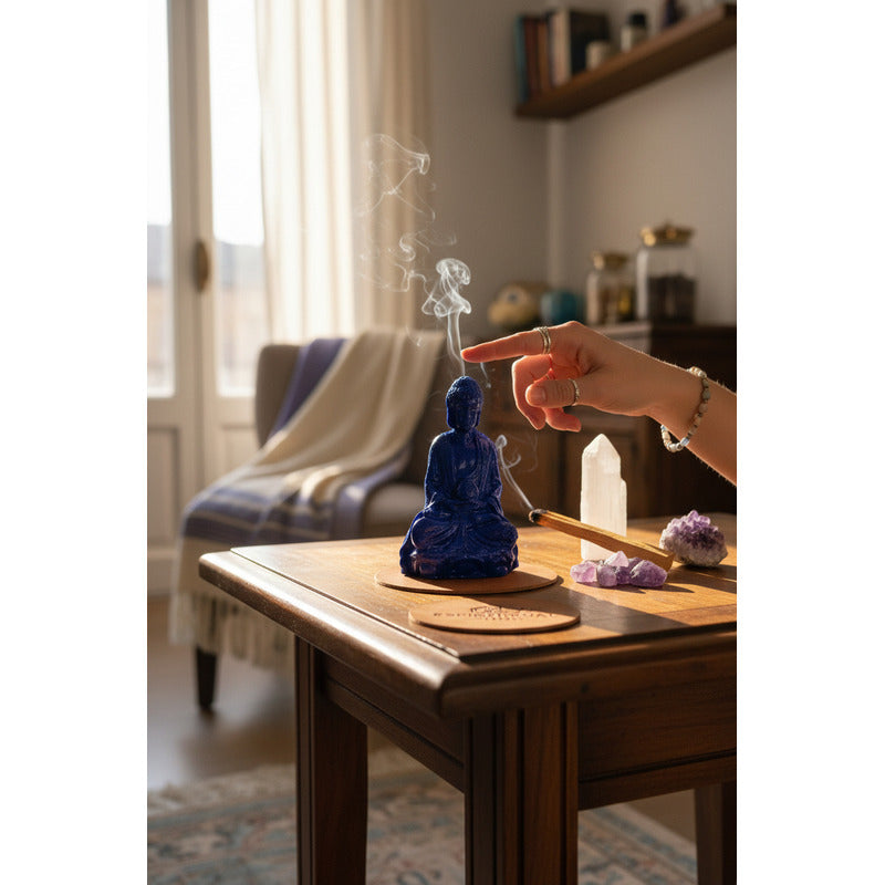 Buda Figura De Resina Miniatura De 7 Cm De Alto