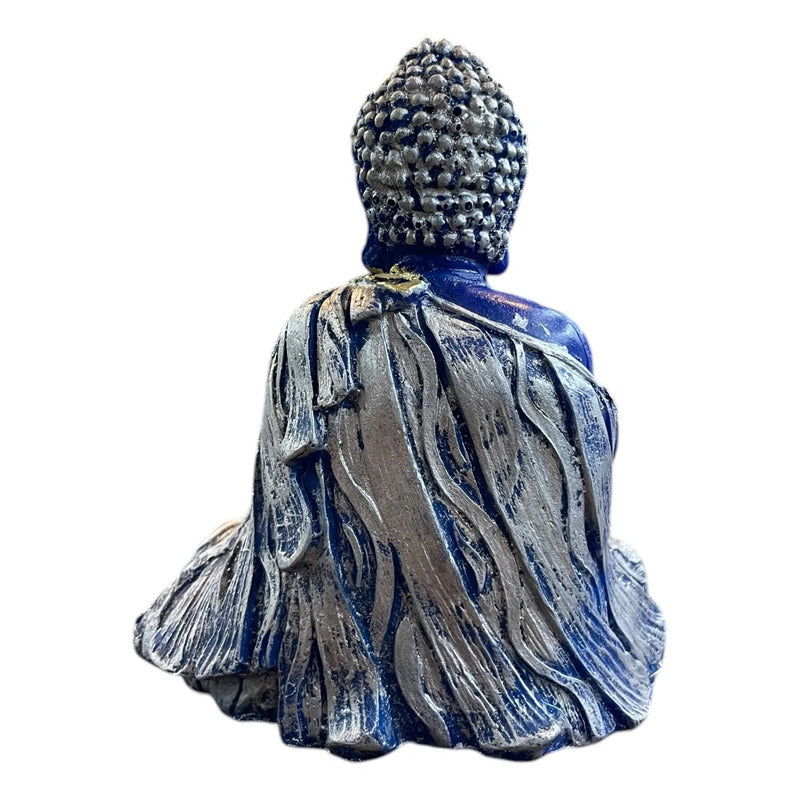 Buda Tapete Negro 13x9x6 Azul by HEREJE