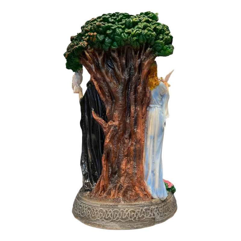 Triple Diosa Escultura De Resina 25cm De Altura Hecate