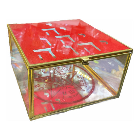 Tetragrammaton Kristalldose 15 cm