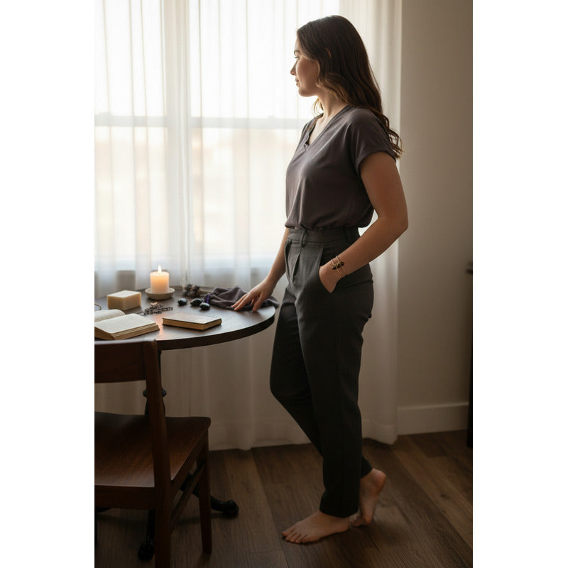 Brazalete Con Cuarzo En Punta Chapado En Color Dorado