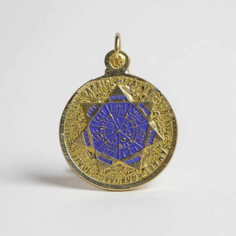 Sello Seite Arcangeles  Metatron Dije Metal Encapsulado 30mm