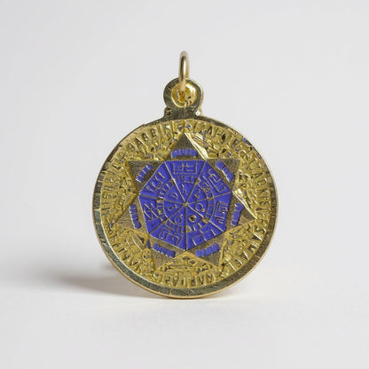 Sello Seite Arcangeles  Metatron Dije Metal Encapsulado 30mm