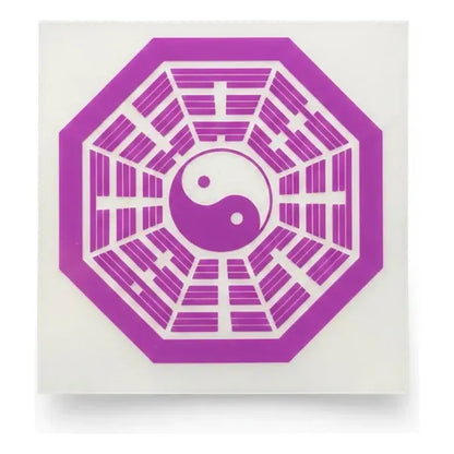 Bagua Vinilo Sticker 5 Cm X 5 Cm Violeta by HEREJE