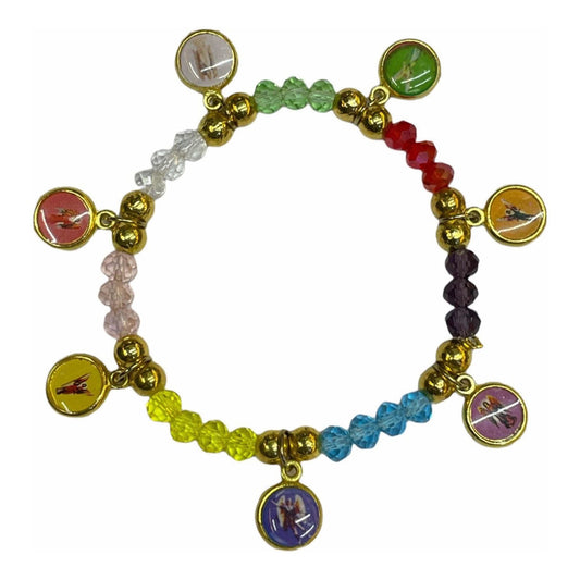 7 Archangels Bracelet With Crystal