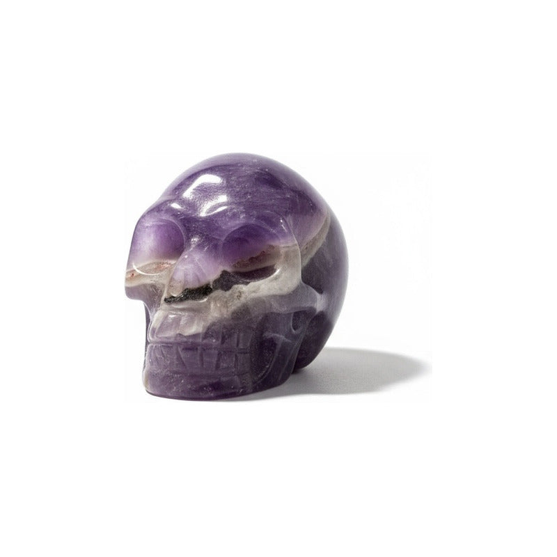 Escultura De Amatista En Forma De Craneo  2cm De Alto Amatista