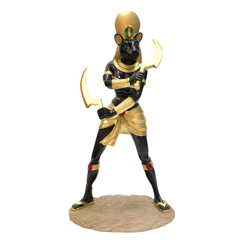 Sejmet  Sekhmet Figura Resina Nacional 27 Cm