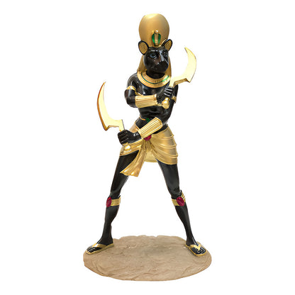 Sejmet  Sekhmet Figura Resina Nacional 27 Cm