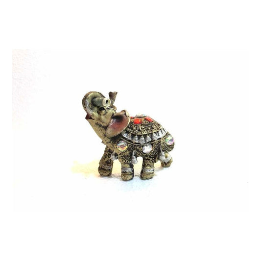 Elephant Abundance With Billet And Rhinestones 7.5 Cm