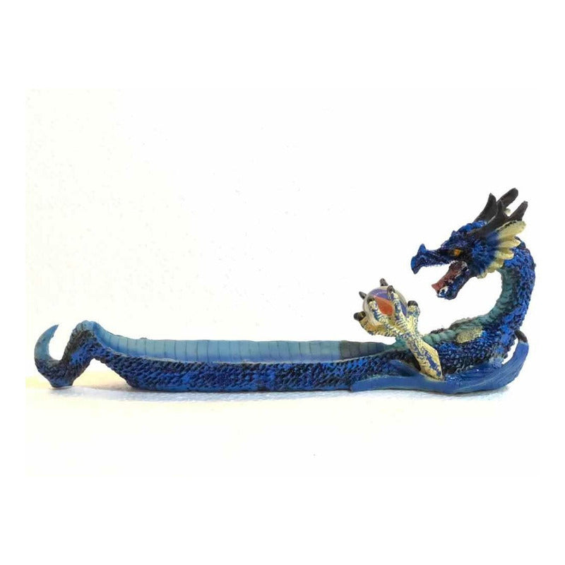 Dragón Pebeteros Porta Incienso Resina Figura Varios Colores