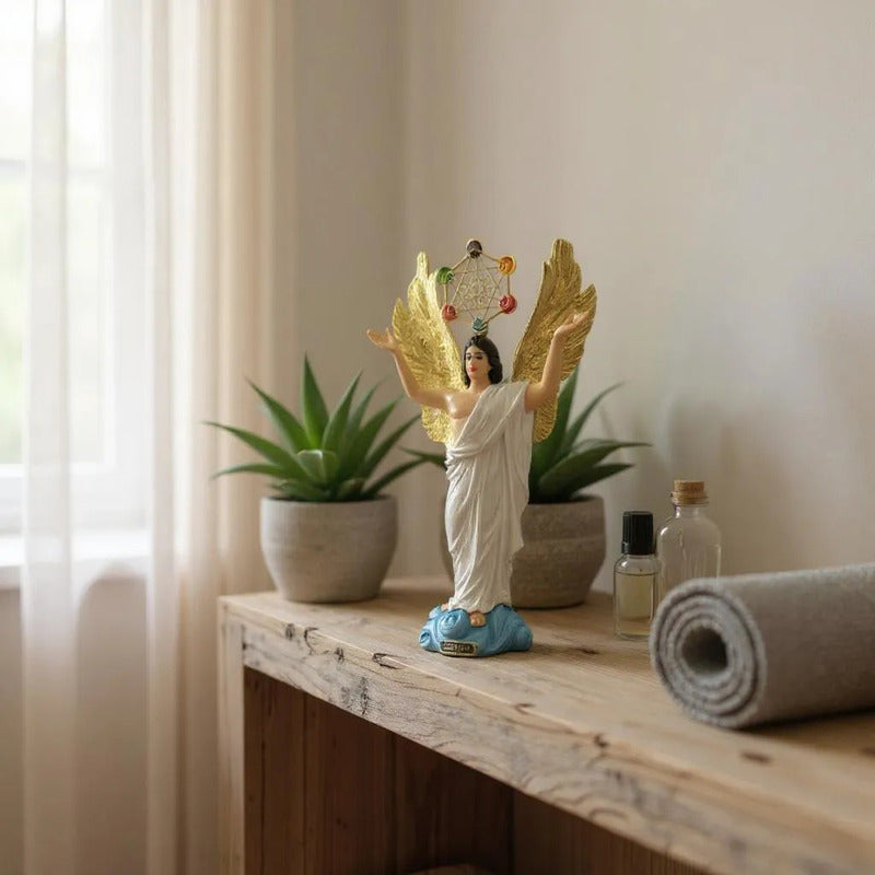 Metatron Arcangel Resina Nacional 34 Cm.