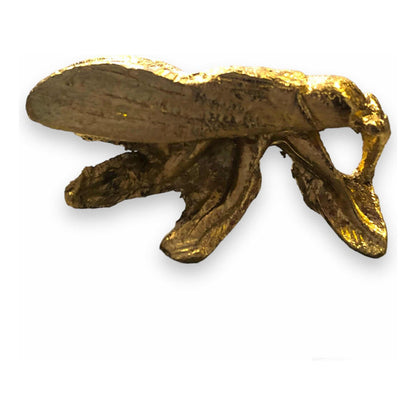 Goldenes Feng Shui-Amulett aus Metall mit Zikade