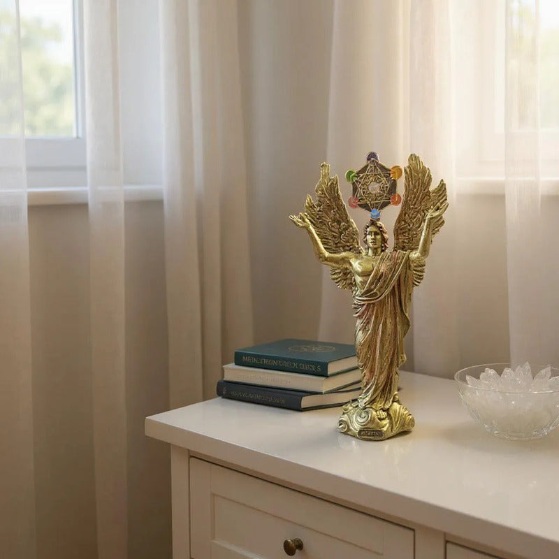 Metatron Arcangel Resina Nacional 34 Cm.