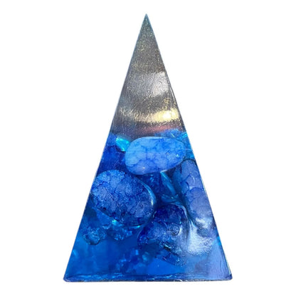 Piramide Angel En Tamaños 5 Cm, 7 Cm Y 9 Cm A Elegir 7 Cm Azul by HEREJE