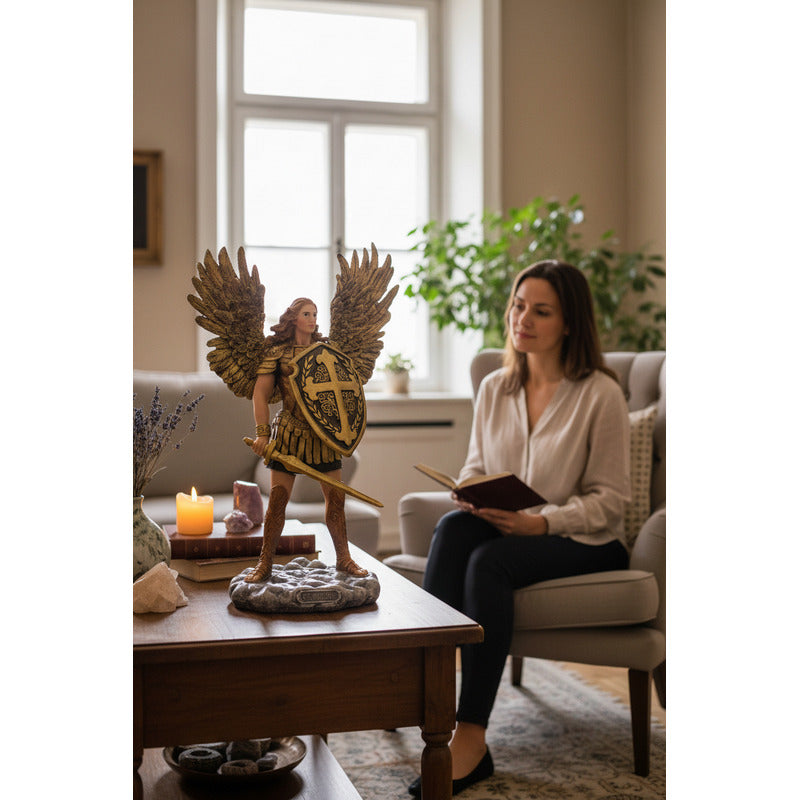 Arcangeles De 35cm Altura Figura De Resina Modelo A Elegir