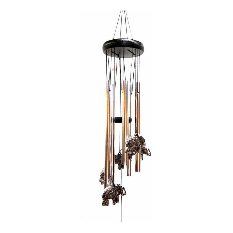 Wind Chime Campana De Viento Feng Shui Elefante 75 Cm