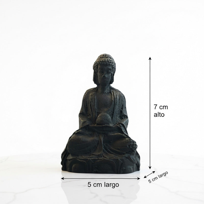 Buda Figura De Resina Miniatura De 7 Cm De Alto
