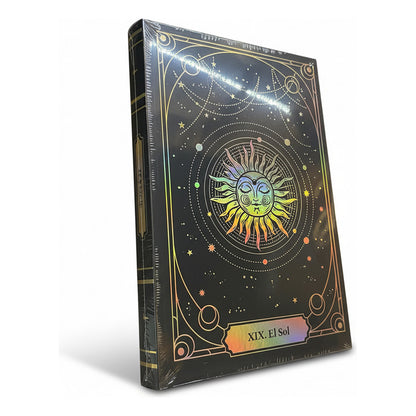 Libreta Grimorio Hojas Negras Para Rituales De Abundancia.