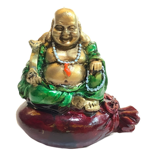 Buddha Ru Yi Abundance Resin Backpack 7cm