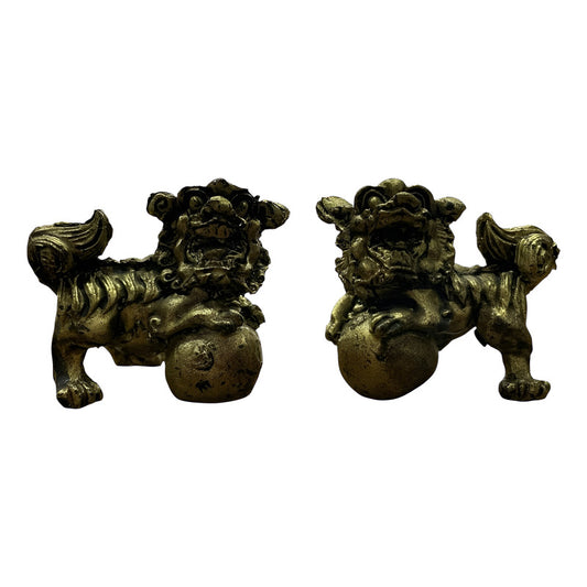 Figura De Resina De Los Perros Fu Protección Para Feng Shui