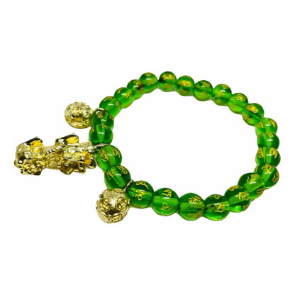 Piyao Bracelet Protection Feng Shui Pixiu Elastic 8-10cm