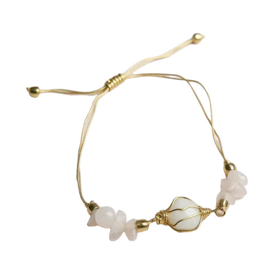 Pulsera Hereje Ajustable De Cuarzo