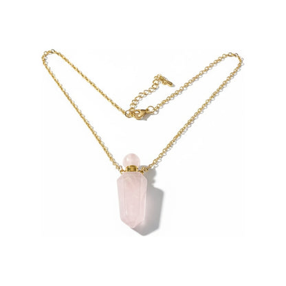 Cuarzo Amatista Rosa Blanco Varios Modelos Perfumero 4 Cm