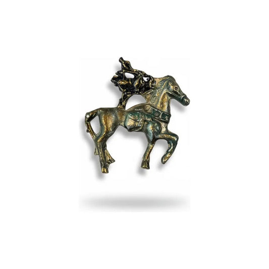 Caballo Con Mono O Mosca Amuleto Para Feng Shui 3 Cm Mosca