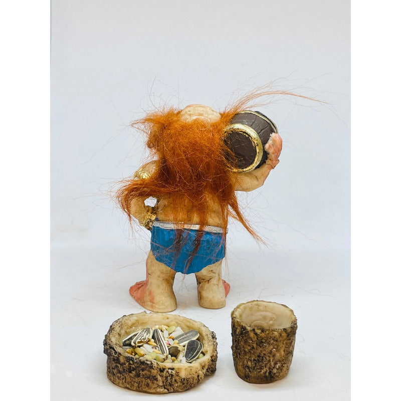 Troll Protector De Tus Dones Y Virtudes + Comedero 12 Cm Fig