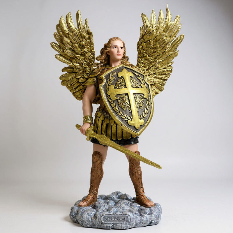Arcangeles De 35cm Altura Figura De Resina Modelo A Elegir
