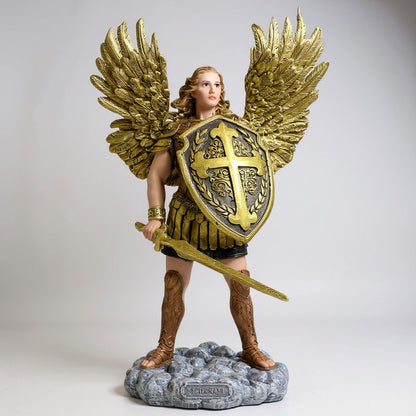 Arcangeles De 35cm Altura Figura De Resina Modelo A Elegir