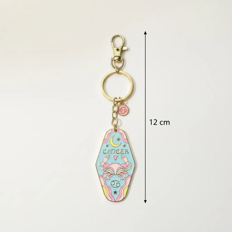 Llavero Zodiacal Hereje Diseño Astrológico Original Cancer