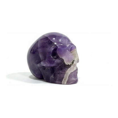 Escultura De Amatista En Forma De Craneo  2cm De Alto Amatista