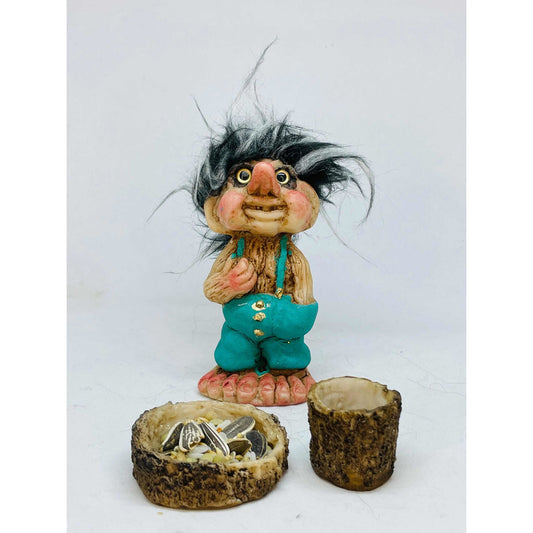 Troll Friendship + Feeder 9cm National Resin Figure
