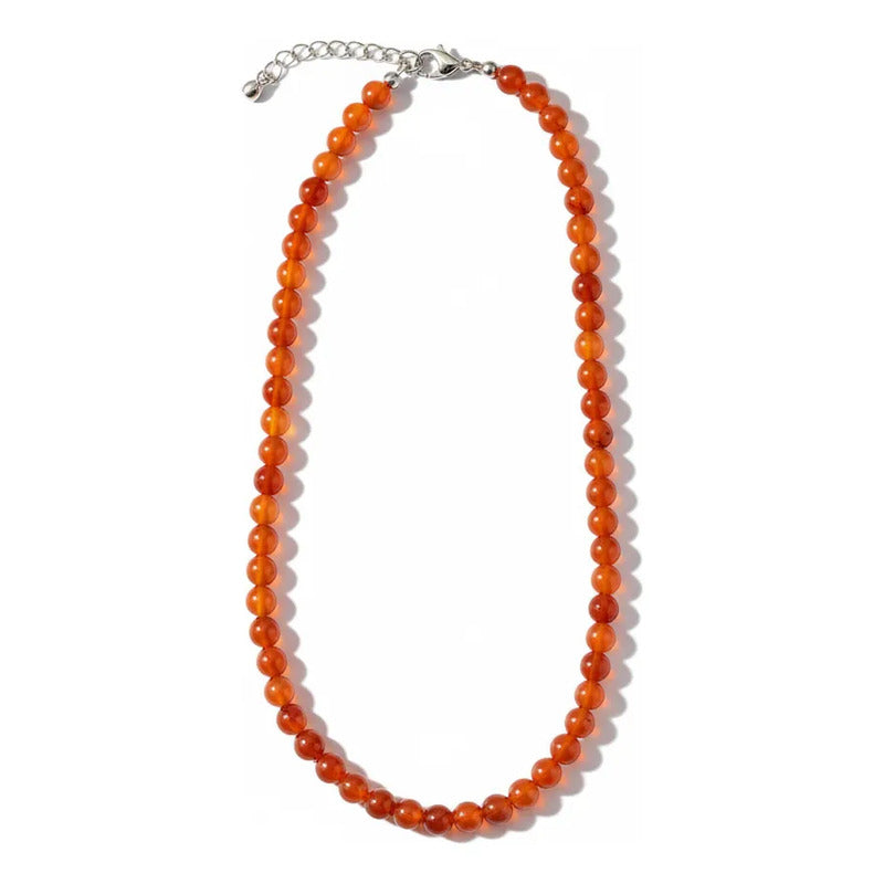 Amatista Collar De Piedra Natural Cornalina