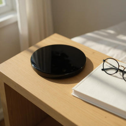 Espejo Redondo Hereje Obsidian Mirror 8cm Limpieza Espiritua