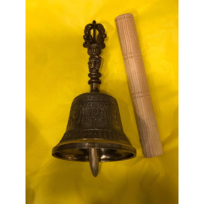 Campana Tibetana Cuenco 7 Metales Armonizador 18 Cm Alto