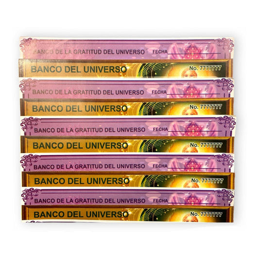 Abundance Check 10 Pieces 6.5x17cm Each