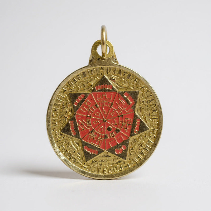 Sello Seite Arcangeles Metatron Dije Metal Encapsulado 30mm by HEREJE