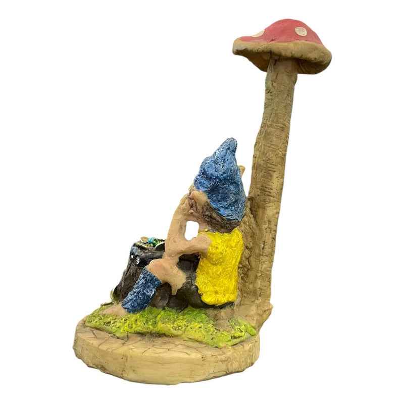 Duende De La Abundancia Figura Decorativa De Resina 20cm Variado