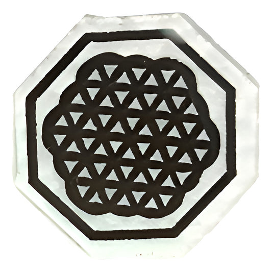 Blume des Lebens Ritualisiertes und mit einer Serenade versehenes Symbol-Amulett