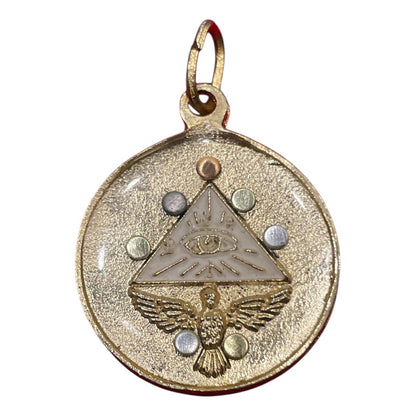 Medium Ritualized Pentagram 7 Metals Tetragrammaton