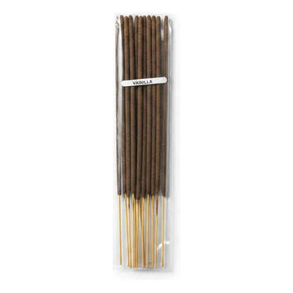 Incienso Artesanal 20 Varitas Gruesas Aroma A Elegir Vainilla by HEREJE