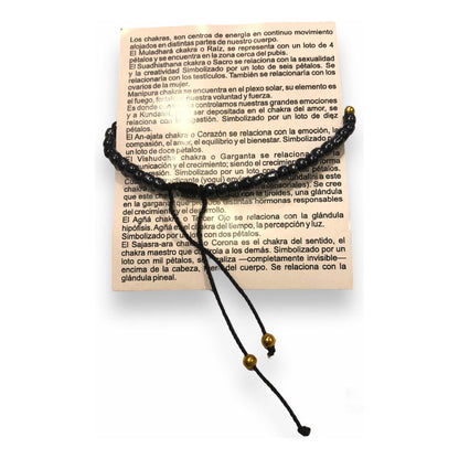 7 Chakras Chaquiron Bracelet Woven from Thread