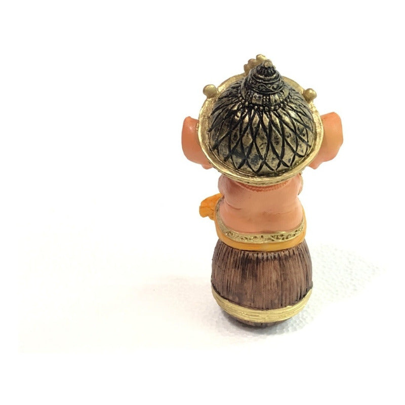 Ganesh-Baby im Fass, 14,5 cm, Nationalharz